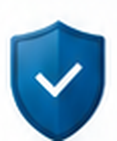 Professional monitoring shield badge